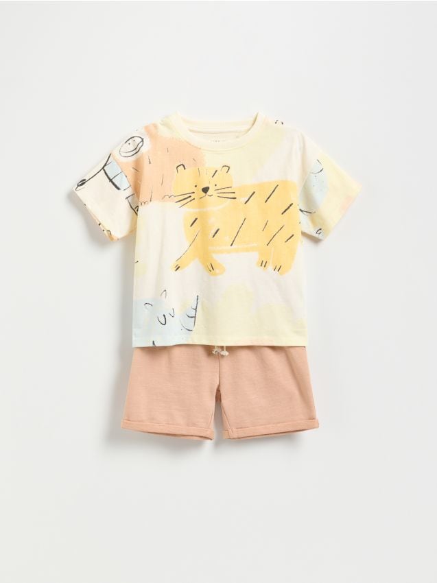 Ensemble en coton majoritaire - RESERVED