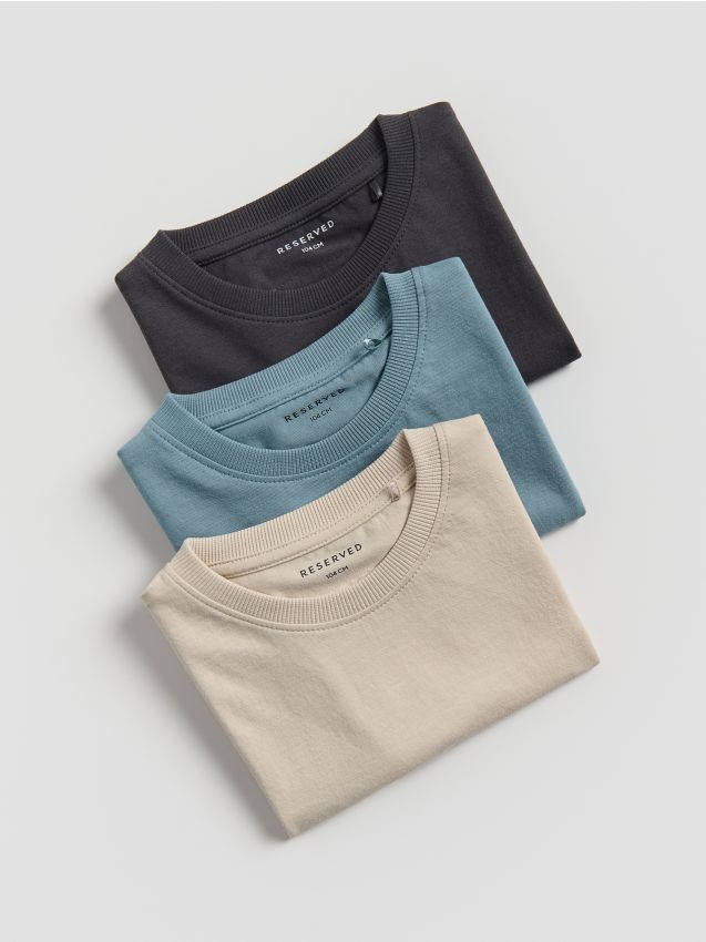Cotton t-shirt 3 pack - RESERVED