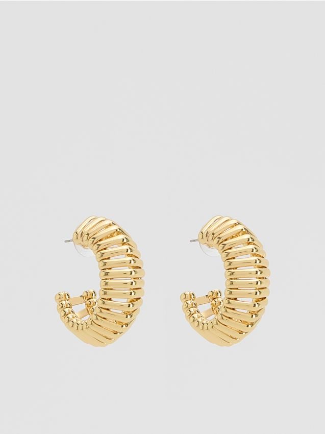 Circular drop earrings - RESERVED