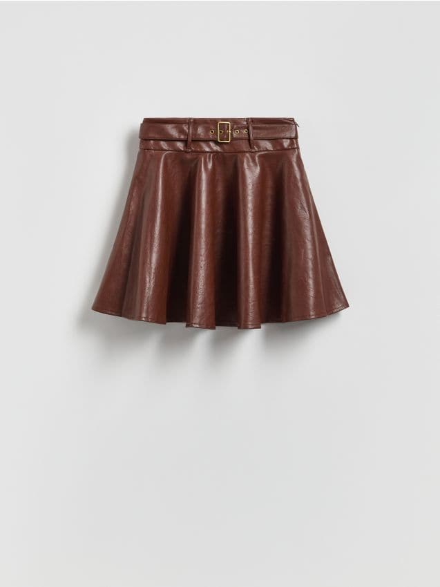 Mini skirt with belt - RESERVED