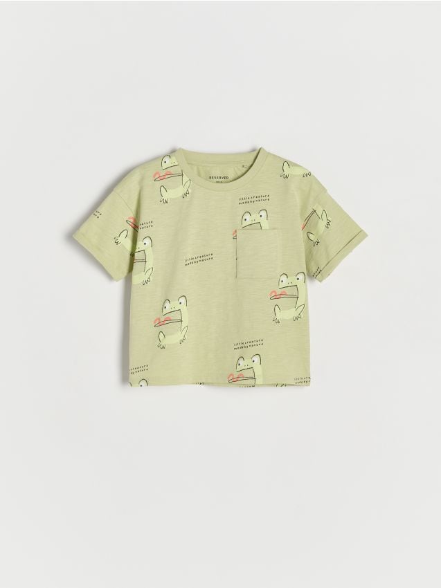 T-shirt with pocket - RESERVED