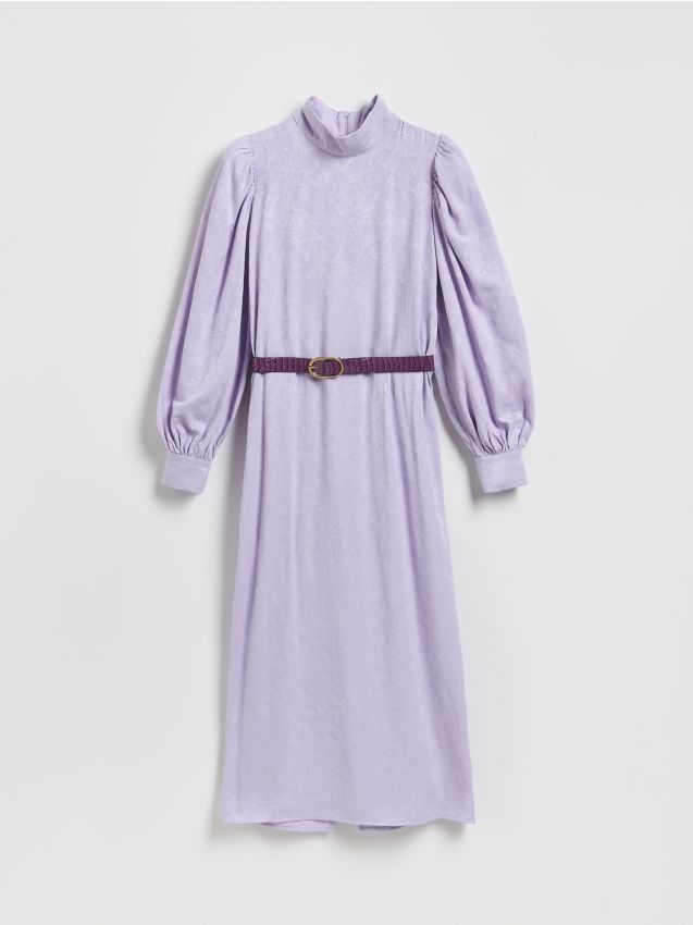 Reserved - Rochie cu curea cu lanț - lavand