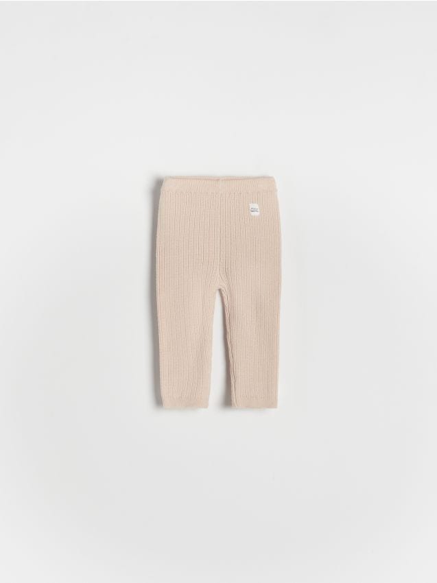 Rib knit jersey trousers Color nude - RESERVED - 2459P-02M