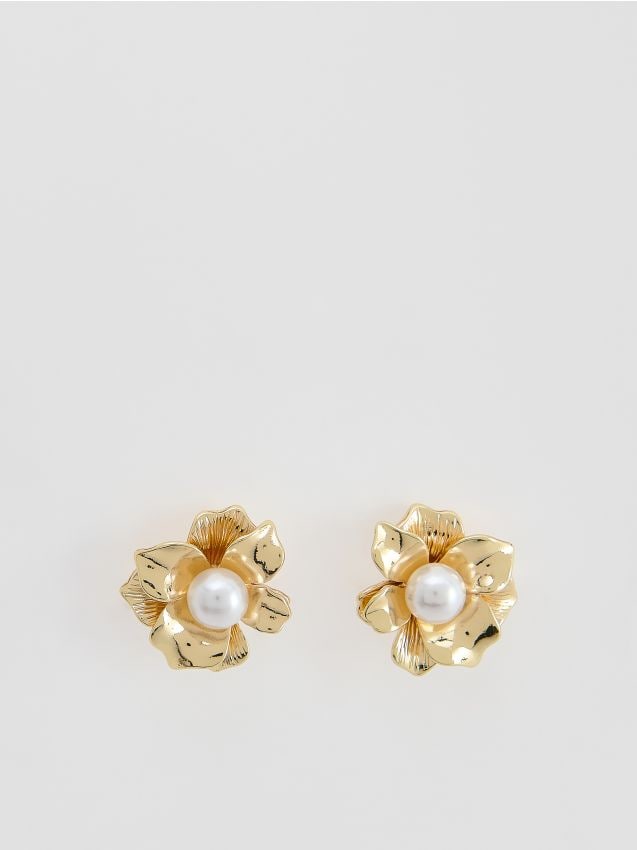 Flower-shaped earrings - RESERVED