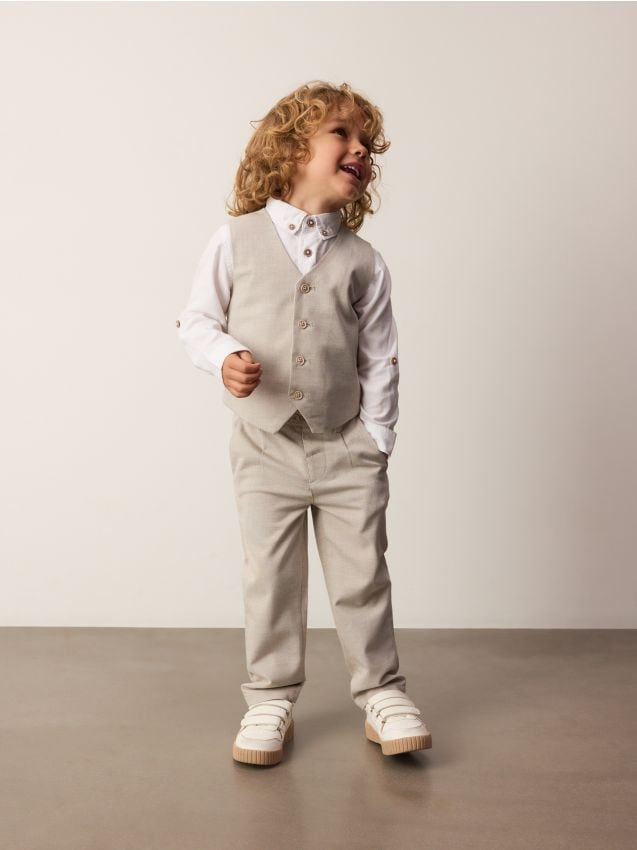 Elegant regular trousers - RESERVED