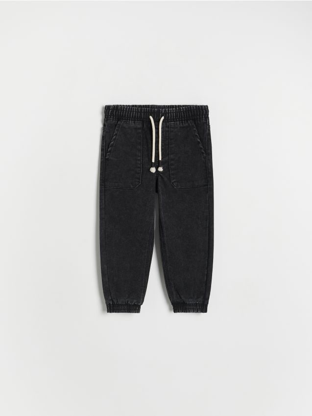 Reserved - Blugi jogger - negru