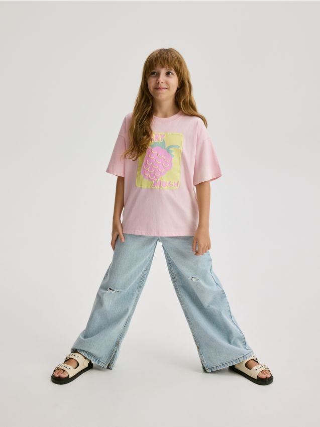 Reserved - Tricou cu imprimeu - roz Reserved - Tricou cu imprimeu - roz