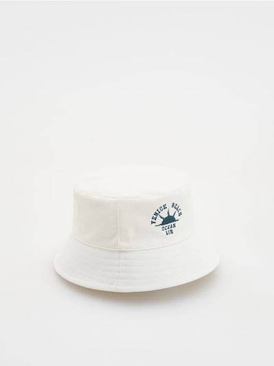 Katoenen bucket hat