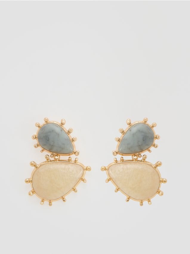 Irregular drop earrings - RESERVED