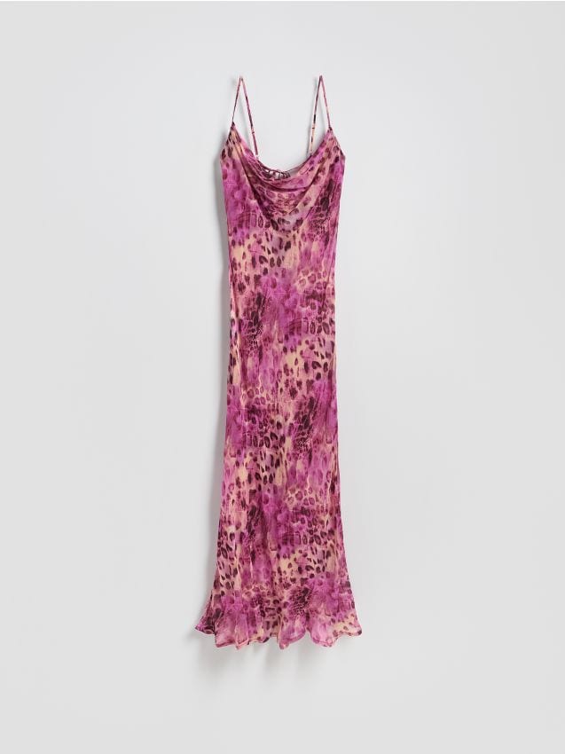 Patterned viscose dress - RESERVED