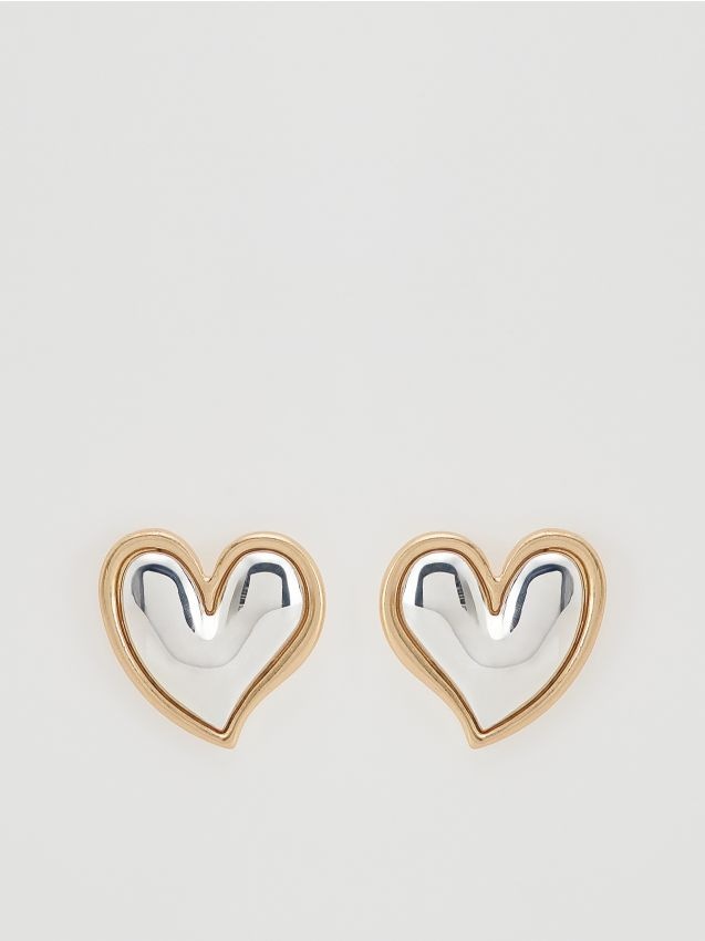 Heart-shaped earrings - RESERVED
