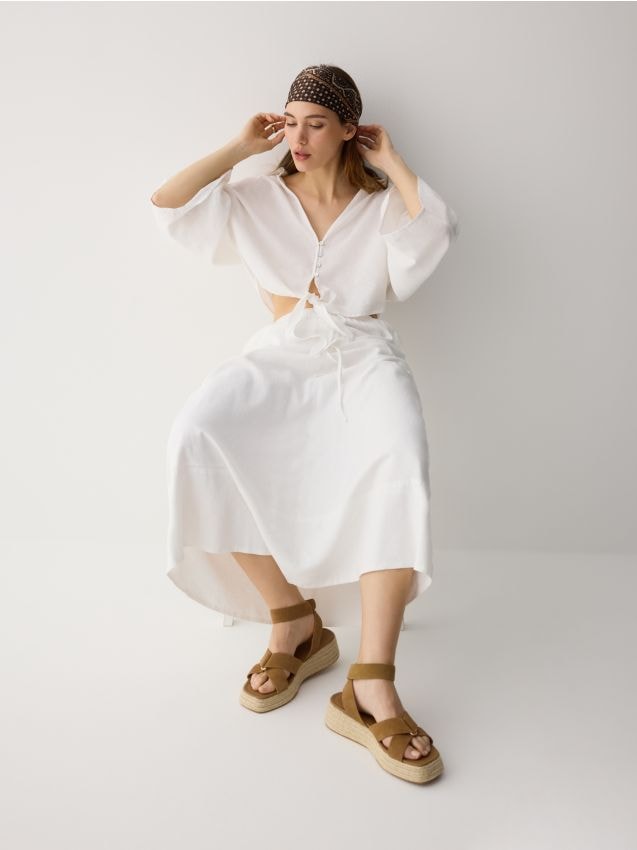 Leather platform sandals - RESERVED