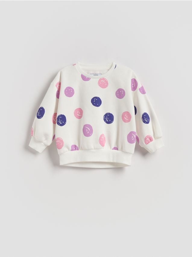 Sudadera de algodón con motivos - RESERVED