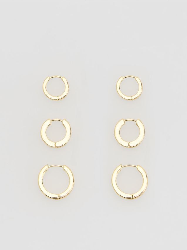 Hoop earrings set - RESERVED