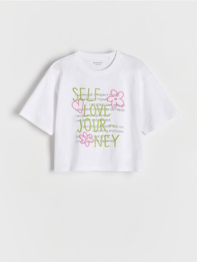 T-shirt with appliqué - RESERVED
