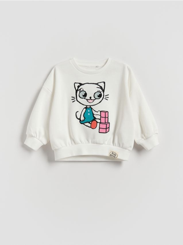 Cotton sweatshirt Kitty Kotty - RESERVED