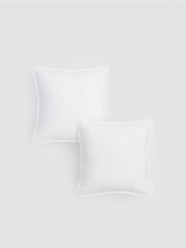 Lot de 2 taies d’oreiller en coton Couleur blanc - RESERVED - 3190V-00X