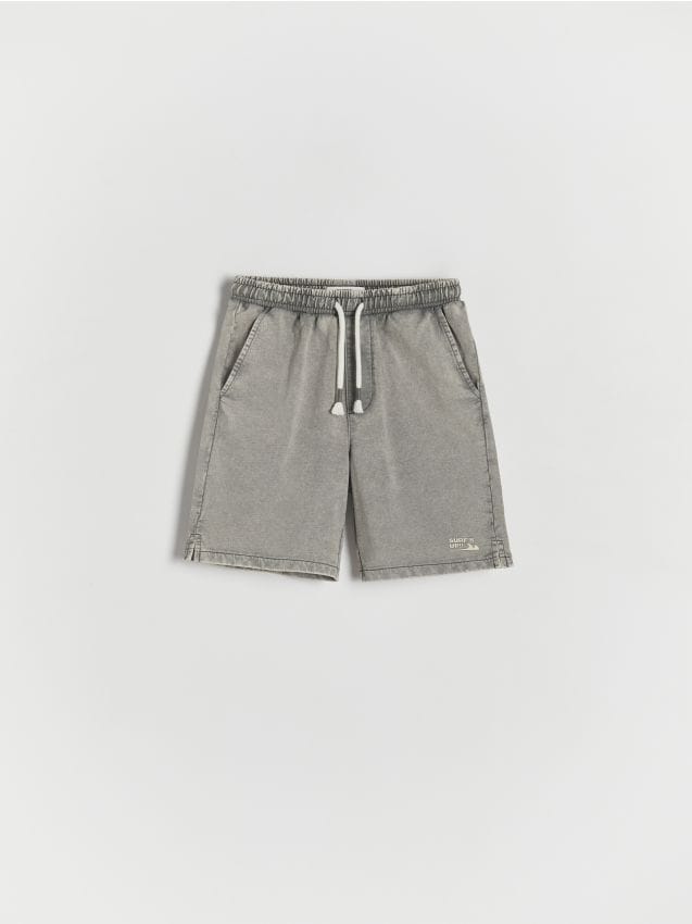 Reserved - boys` shorts - gri-închis