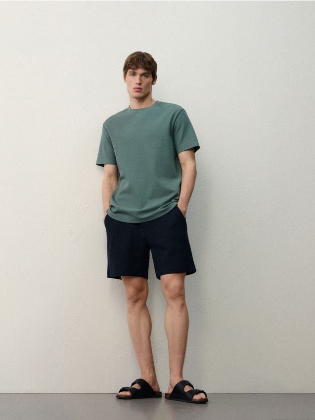 Structured regular fit shorts - RESERVED