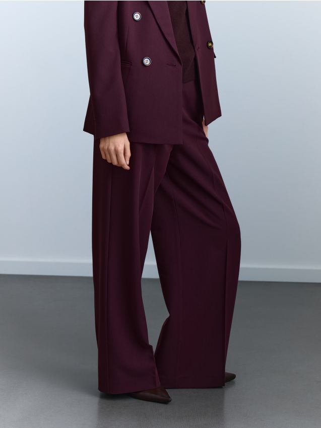 Reserved Reserved - Παντελόνι wide leg με σιδερωμένη τσάκιση