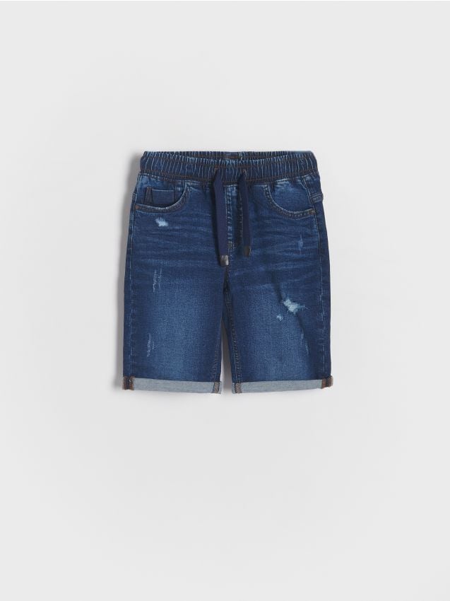 Regular fit denim short - RESERVED