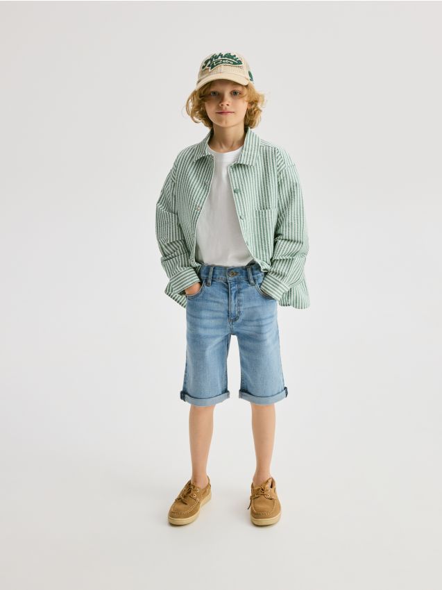 Regular denim shorts - RESERVED