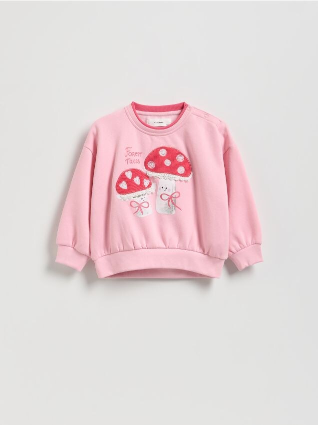 Sweat avec appliqué - RESERVED