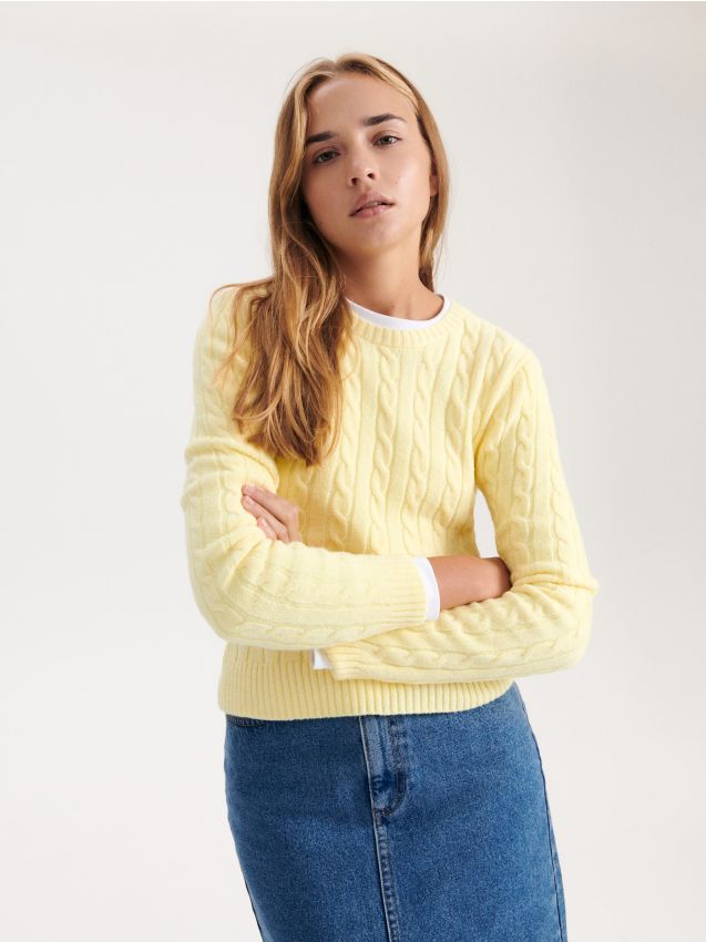 Cable knit jumper - RESERVED
