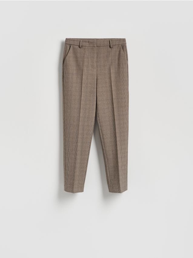 Reserved - Pantaloni în carouri tip țigaretă - multicolor