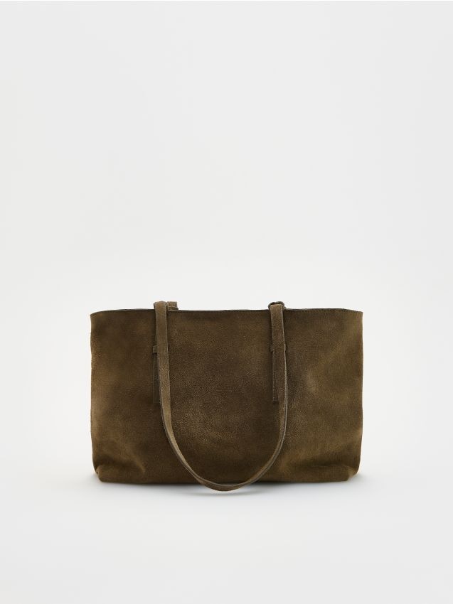 Szarvasbőr shopper táska - RESERVED