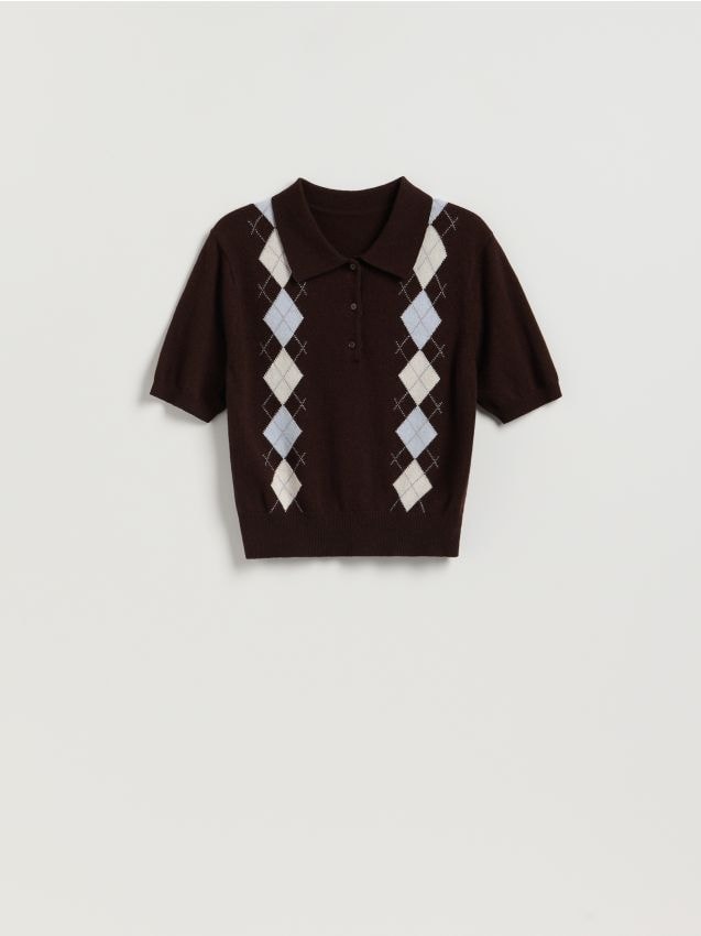 Pullover mit hohem Wollanteil mit Kaschmirgemisch - RESERVED