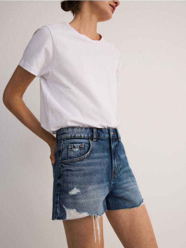 Short en jean - RESERVED