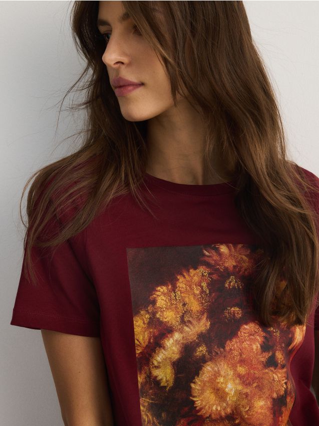 T-shirt z nadrukiem - RESERVED