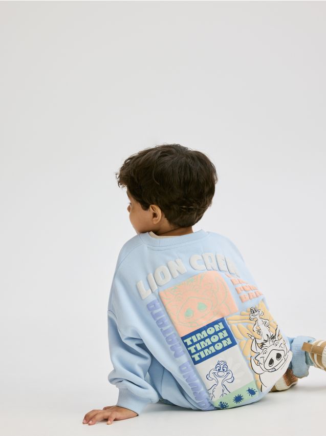 Reserved - BABIES` JOGGING TOP - albastru-deschis Reserved - BABIES` JOGGING TOP - albastru-deschis