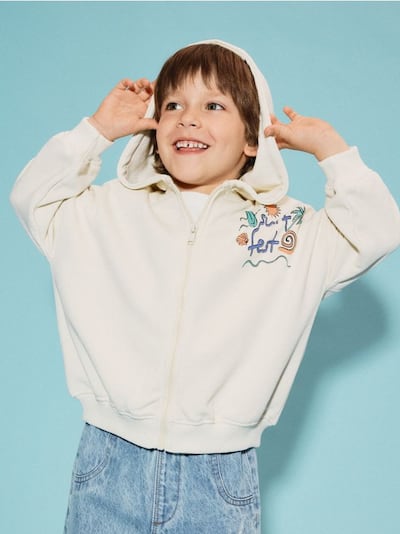 Zip up hoodie