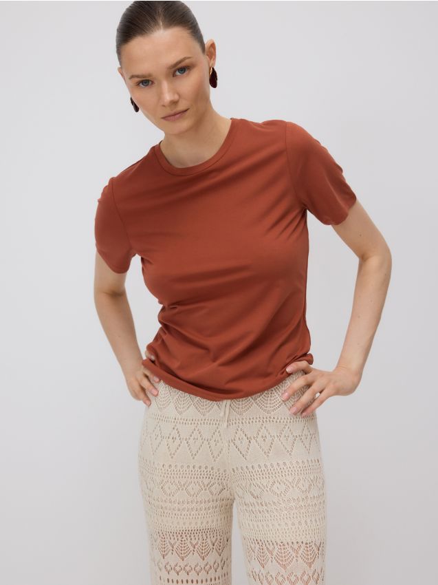 Modal blend T-shirt - RESERVED