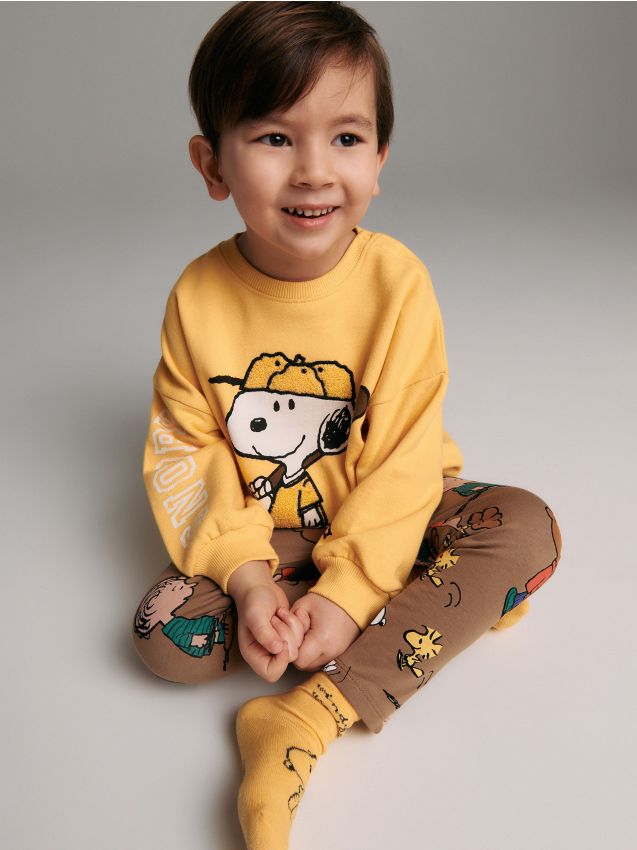 Boys snoopy pyjamas deals