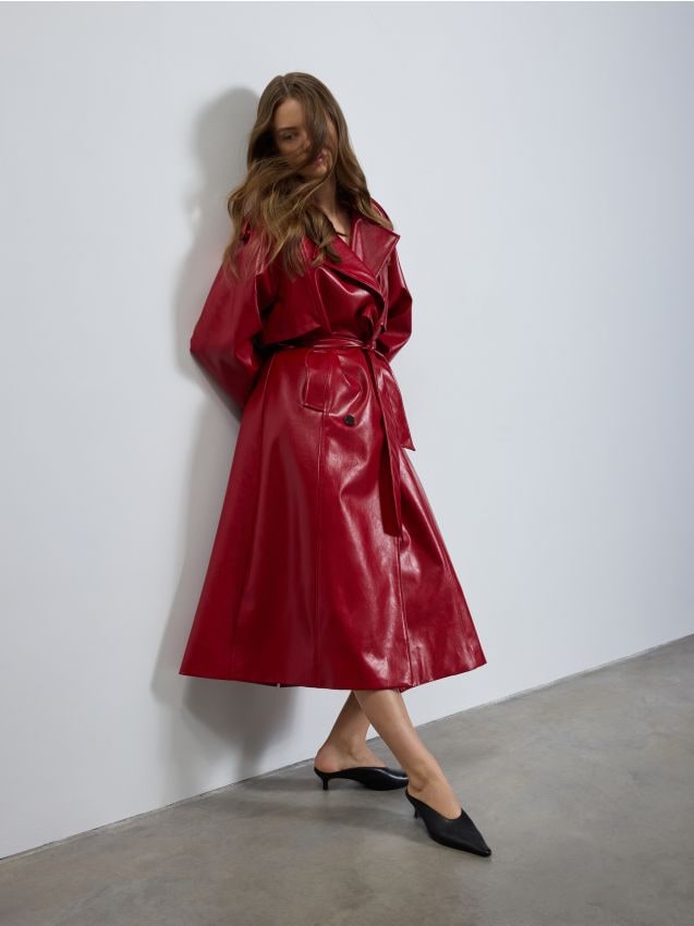 Heeled leather mules - RESERVED