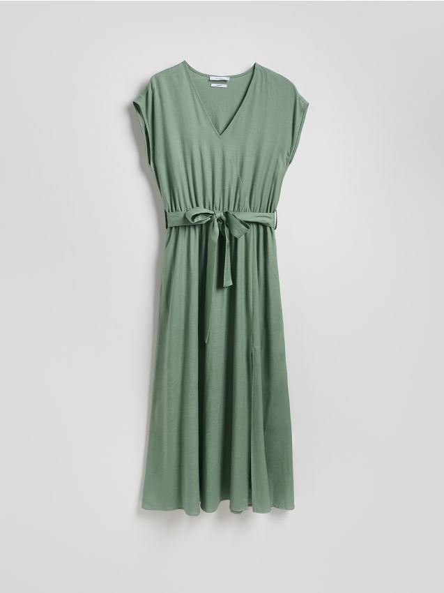 Reserved - LADIES` DRESS - verde-pal Reserved - LADIES` DRESS - verde-pal