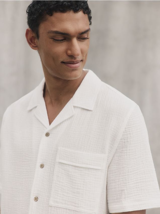Regular fit cotton shirt - RESERVED