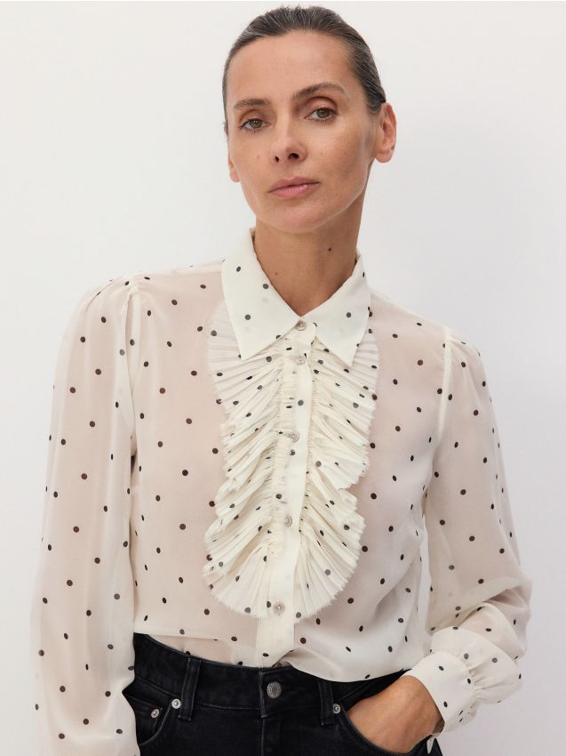 Chemise avec jabot - RESERVED