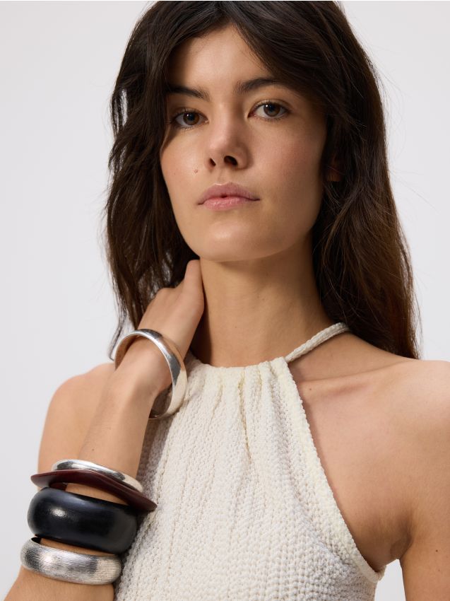 Crushed top with halter neck - RESERVED