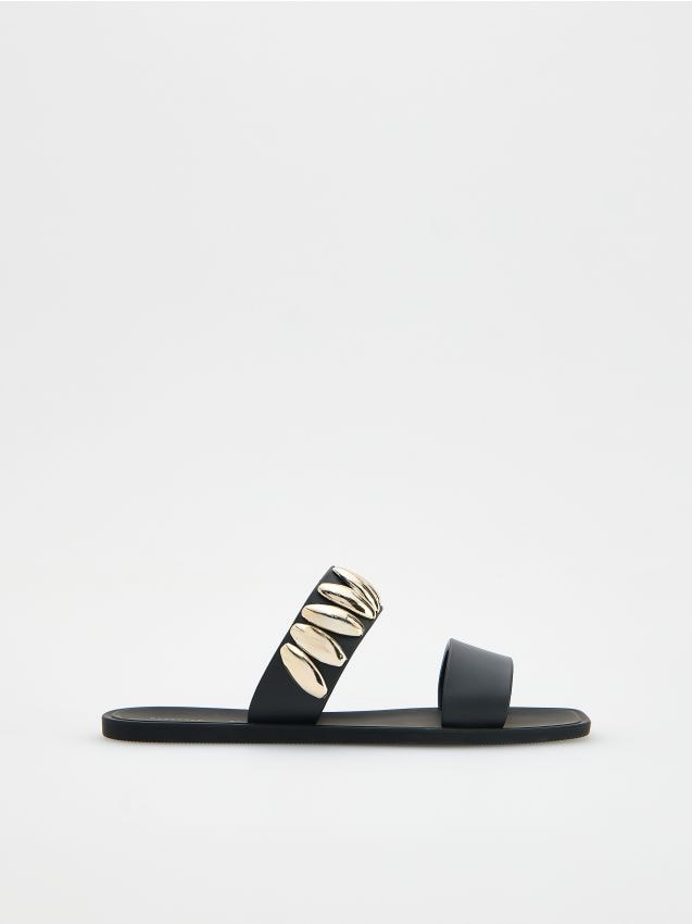 Sliders with decorative straps - RESERVED