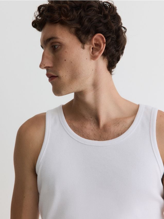 Cotton tank top - RESERVED