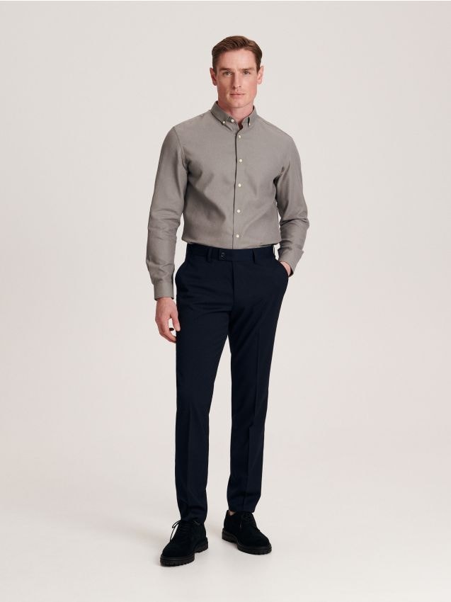 Chino slim pantalone na crtu - RESERVED