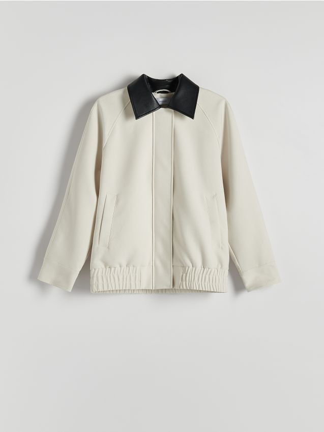 Veste avec col contrastant - RESERVED