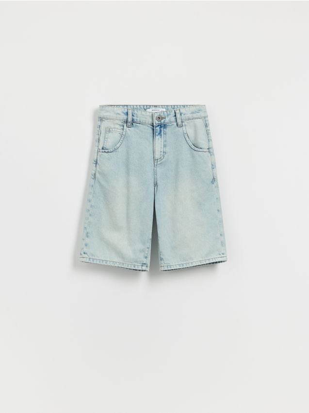 Reserved - Pantaloni scurți din denim - albastru