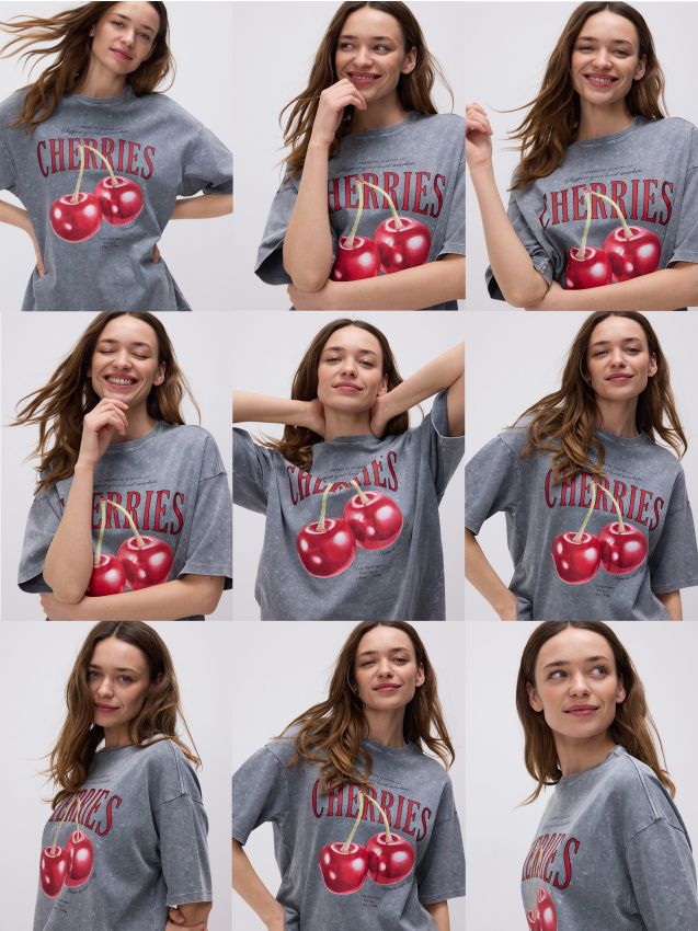 T-shirt with print - RESERVED