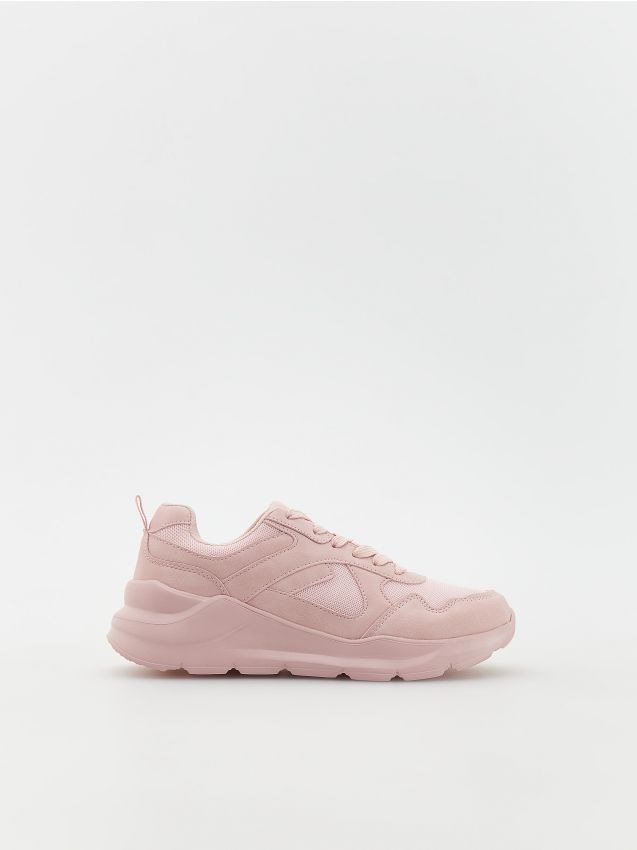 Reserved - pantofi sport - roz-pastel