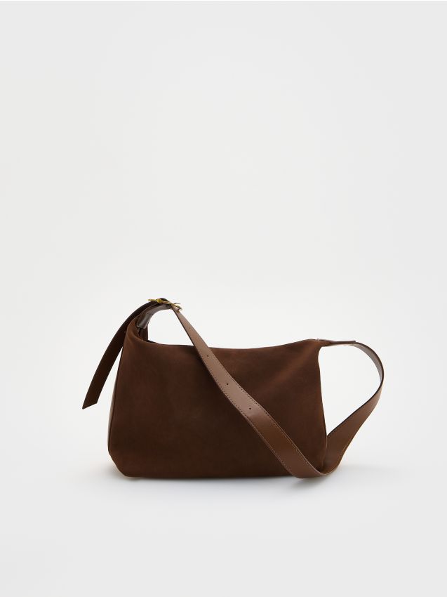 Suede shoulder bag - RESERVED